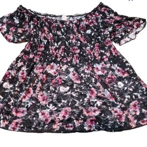 Vintage Jr's lace babydoll top,elastic waist flare bottom flutter sleeve…